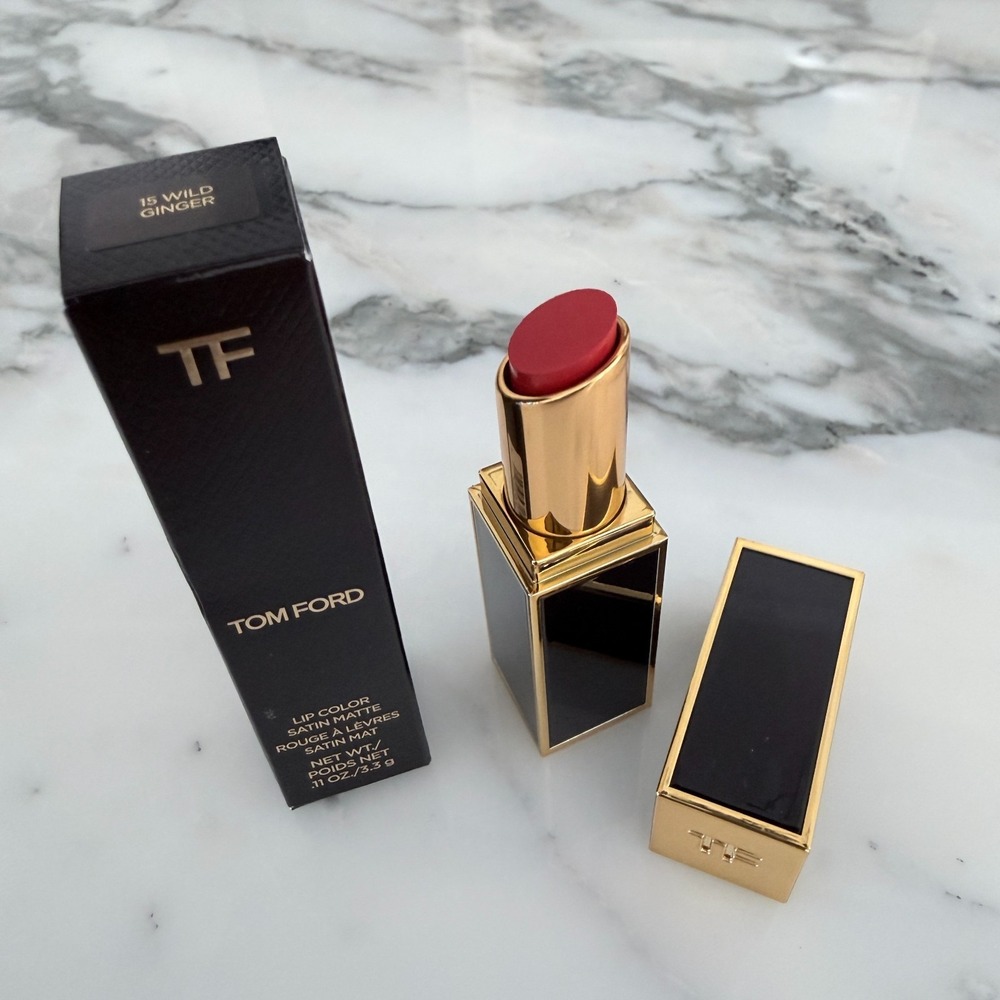 TOM FORD LIP COLOR 15 Wild Ginger LIPSTICK Fullsize With Box